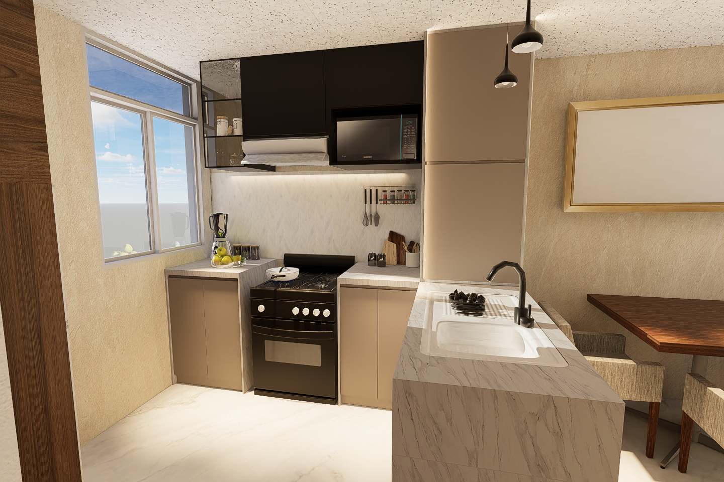 Vista COCINA